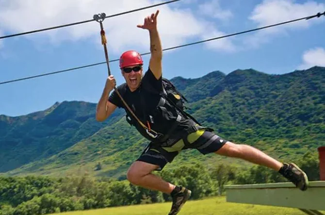 AdrenaLine Zipline: WaterZip & the FlyLine