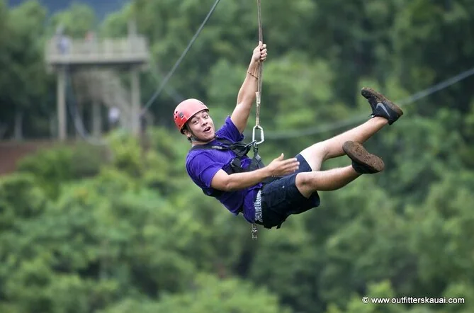 Nui Kauai Zipline Adventure with the FlyLine